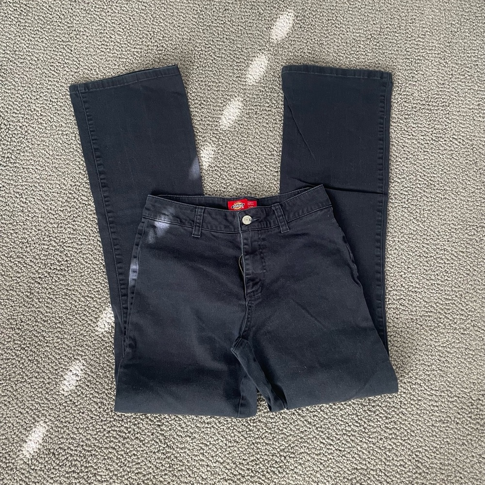 dickies blue flare pant